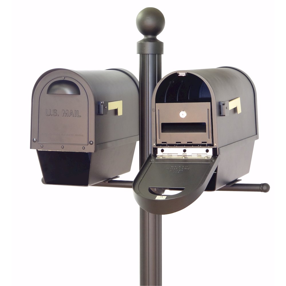 Curbside Mailboxes with Newspaper Tube, Locking Inserts. Picture 4
