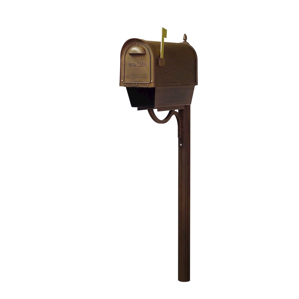 Classic Curbside Mailbox with Newspaper Tube. Picture 3