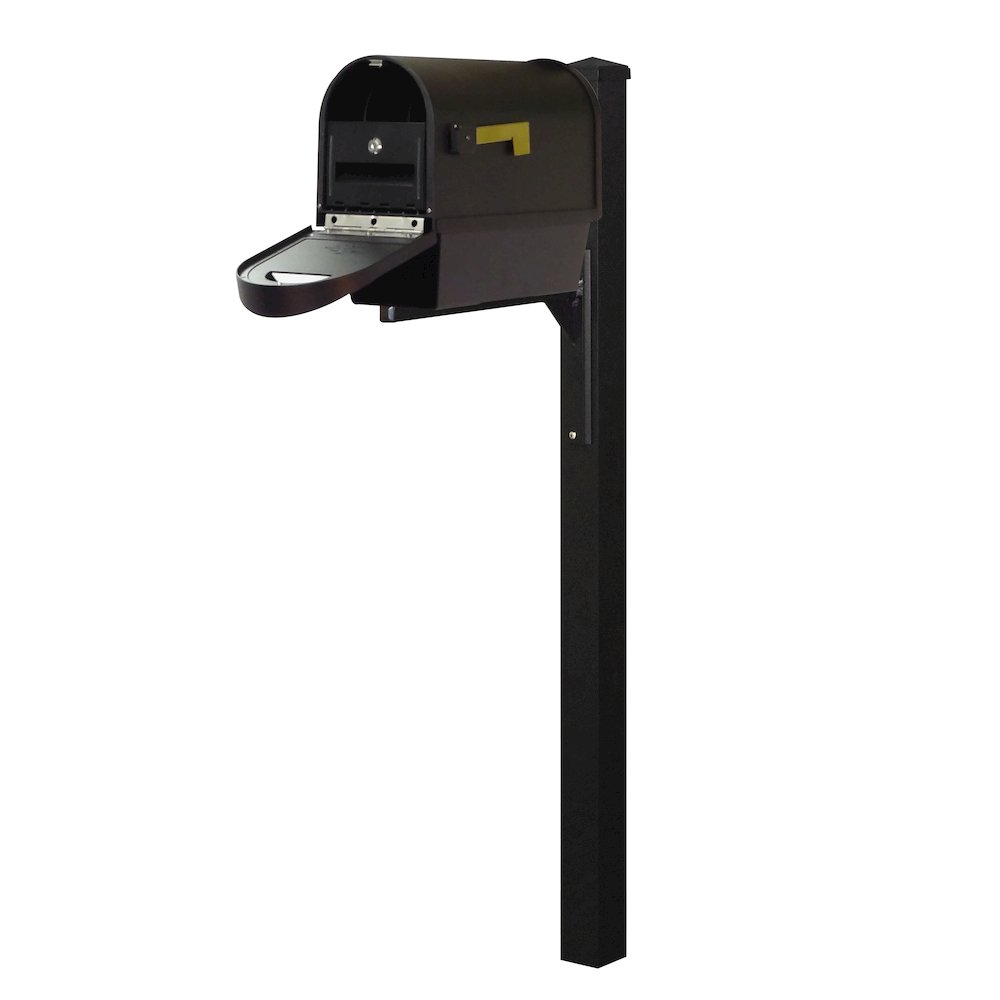 Curbside Mailbox with Newspaper Tube, Locking Insert and Wellington Mailbox. Picture 1