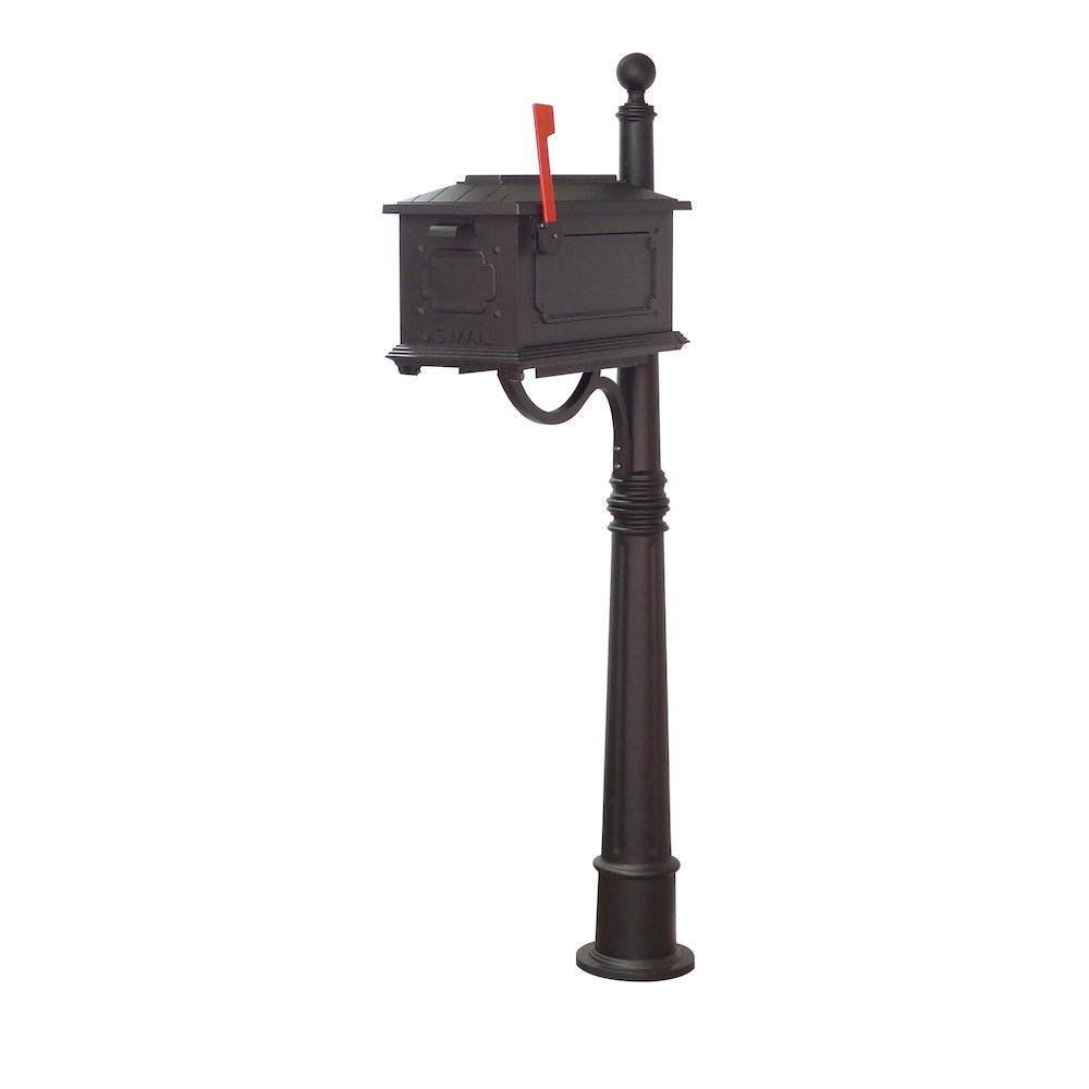 Kingston Curbside Mailbox and Ashland Decorative Aluminum Durable Mailbox Post. Picture 2
