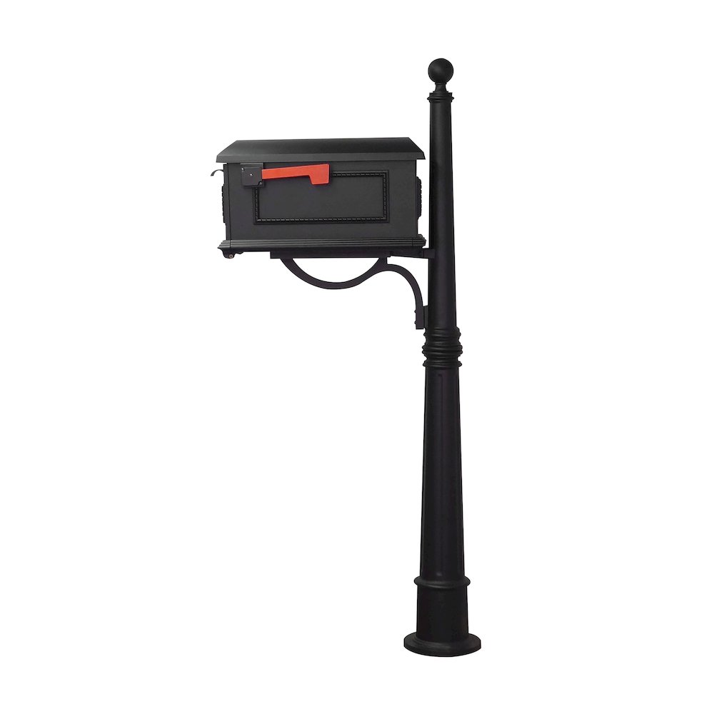 Kingston Curbside Mailbox and Ashland Decorative Aluminum Durable Mailbox Post. Picture 4