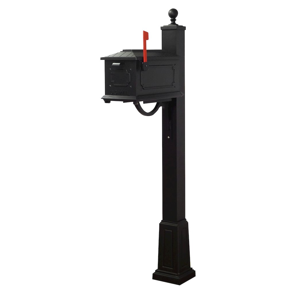 Kingston Curbside Mailbox and Springfield Mailbox Post with Base. Picture 2