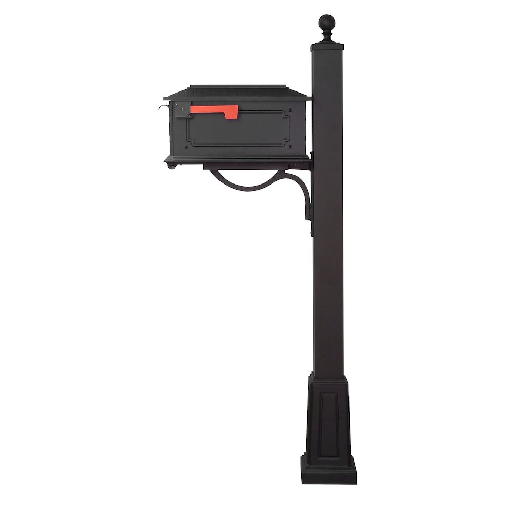 Kingston Curbside Mailbox and Springfield Mailbox Post with Base. Picture 4