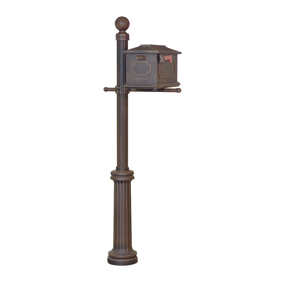 Kingston Curbside Mailbox and Fresno Mailbox Post. Picture 1