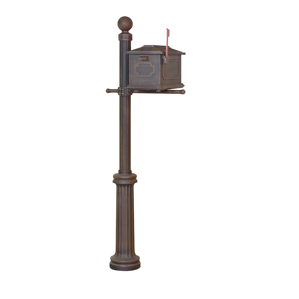 Kingston Curbside Mailbox and Fresno Mailbox Post. Picture 2