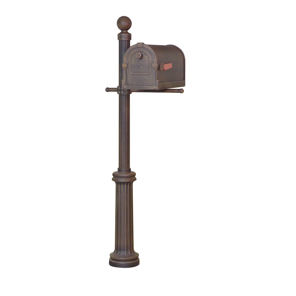 Savannah Curbside Mailbox and Fresno Mailbox Post. Picture 1
