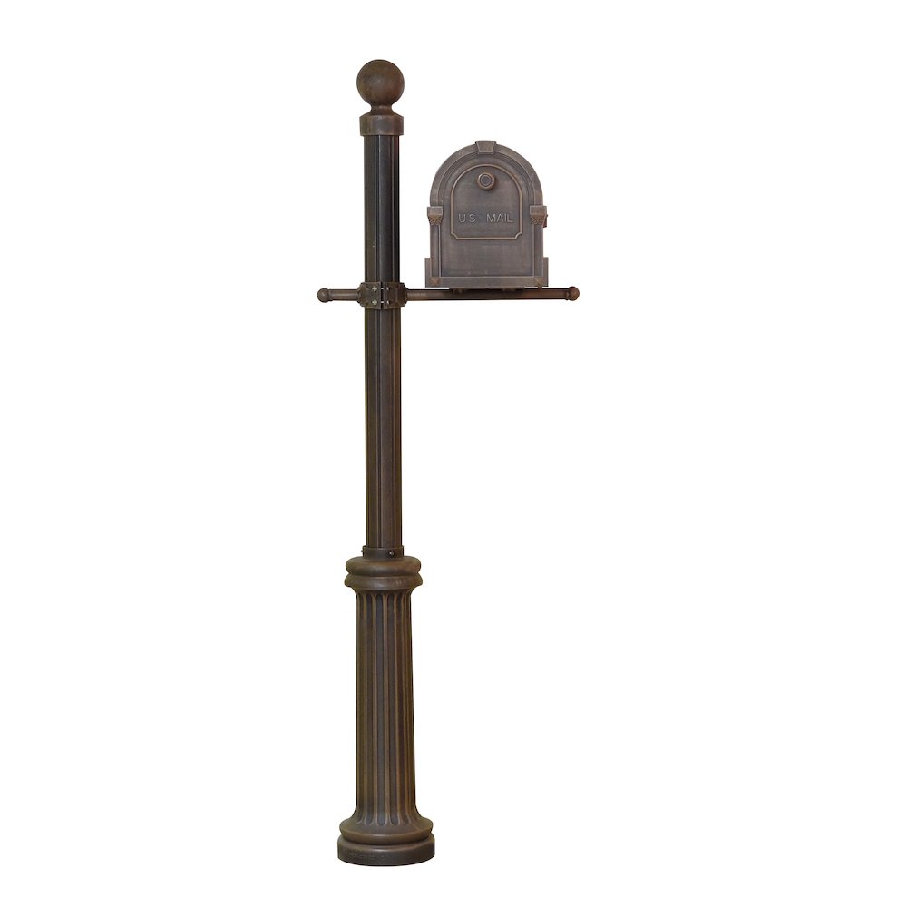 Savannah Curbside Mailbox and Fresno Mailbox Post. Picture 4