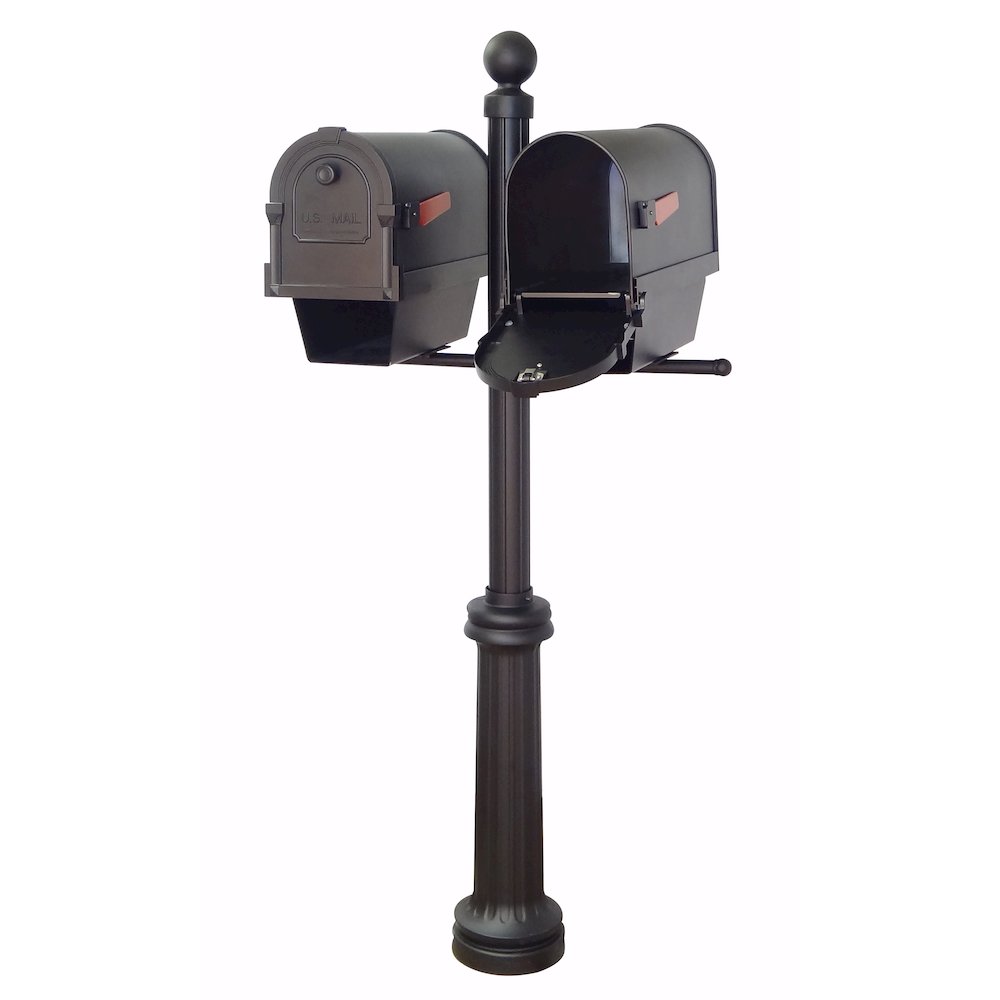 Savannah Curbside Mailboxes with Newspaper Tubes and Fresno Double Mount Mailbox. Picture 3