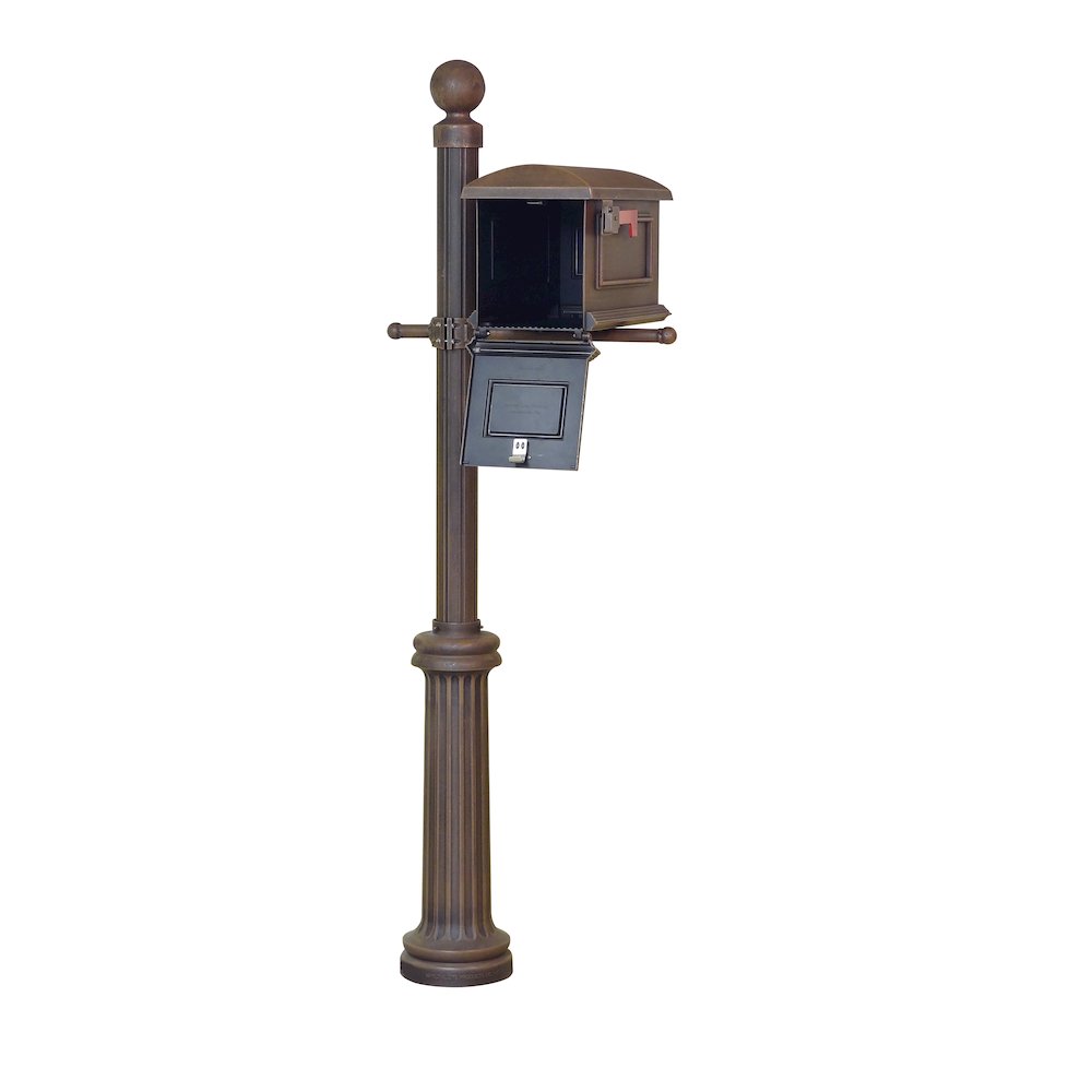 Traditional Curbside Mailbox and Fresno Mailbox Post. Picture 3