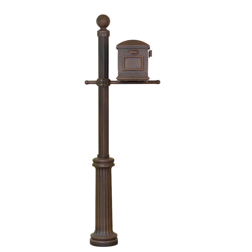 Traditional Curbside Mailbox and Fresno Mailbox Post. Picture 4