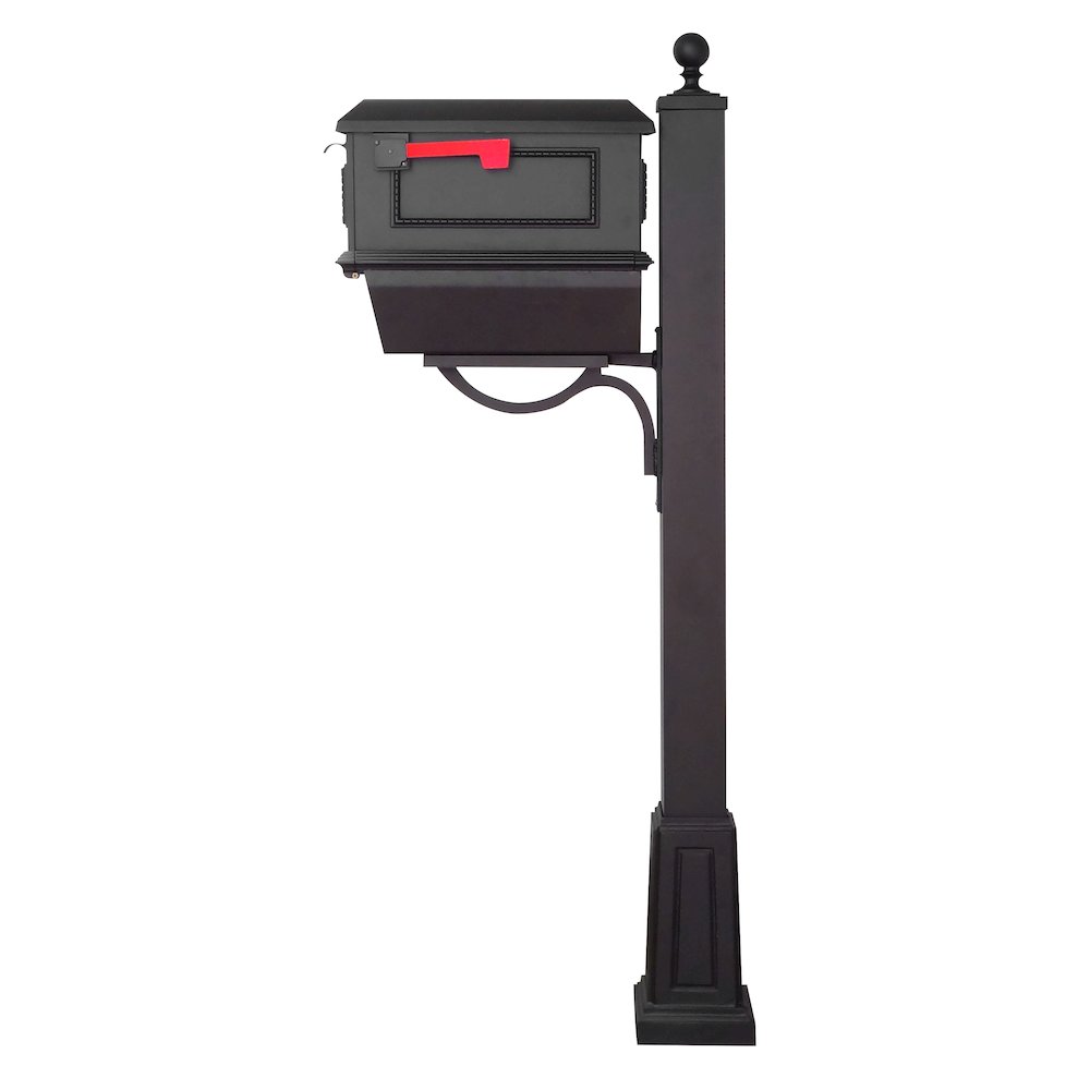 Traditional Curbside Mailbox with Newspaper Tube and Springfield Mailbox. Picture 4