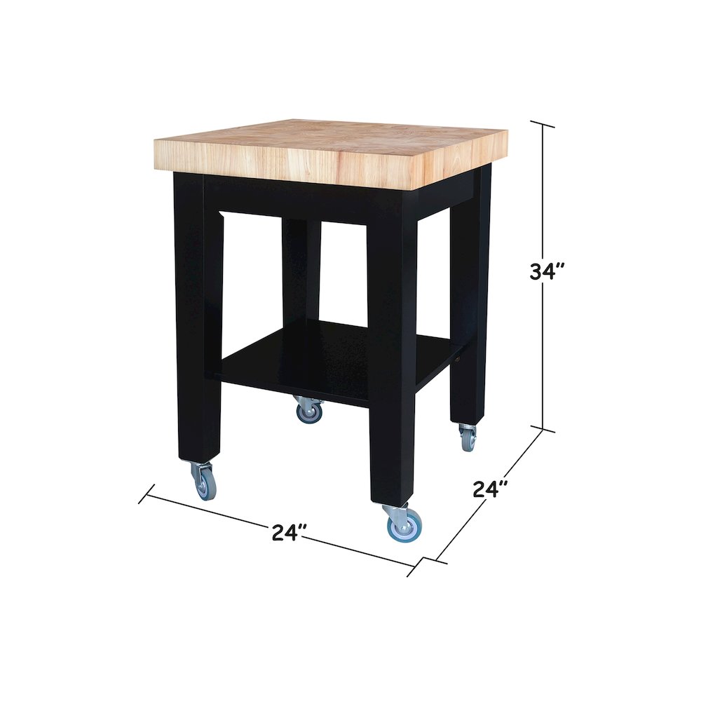 Solid Wood Kitchen Island. Picture 3