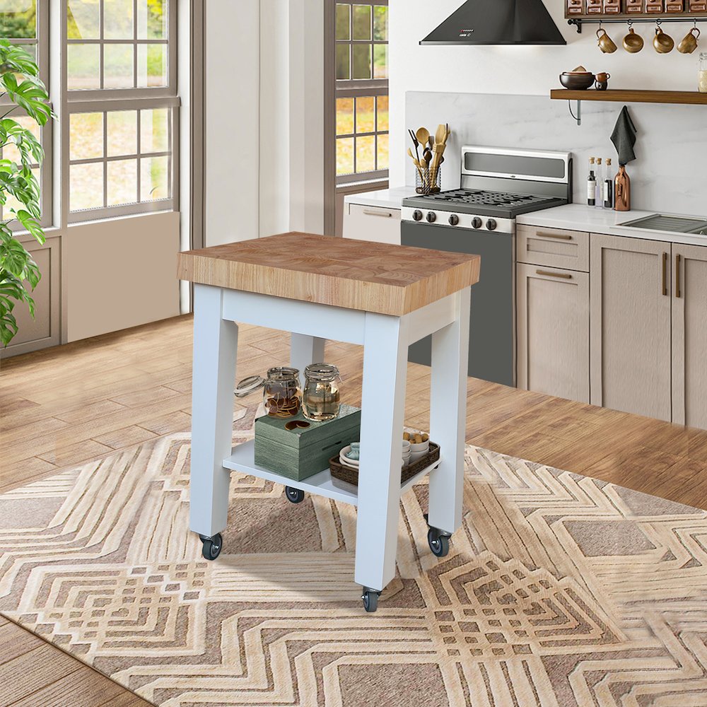 Solid Wood Kitchen Island. Picture 2