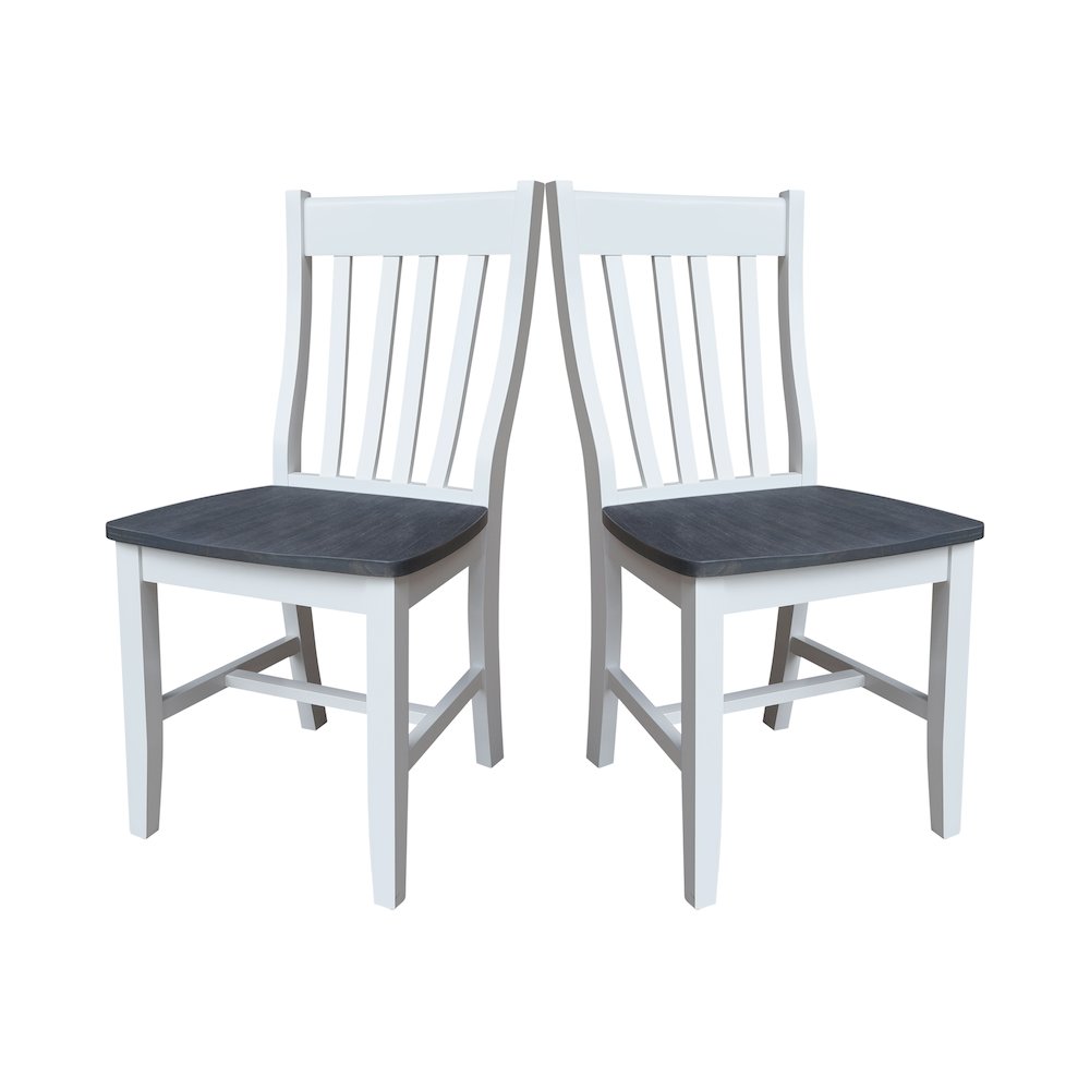 Set of Two Cafe Dining Chairs. Picture 5
