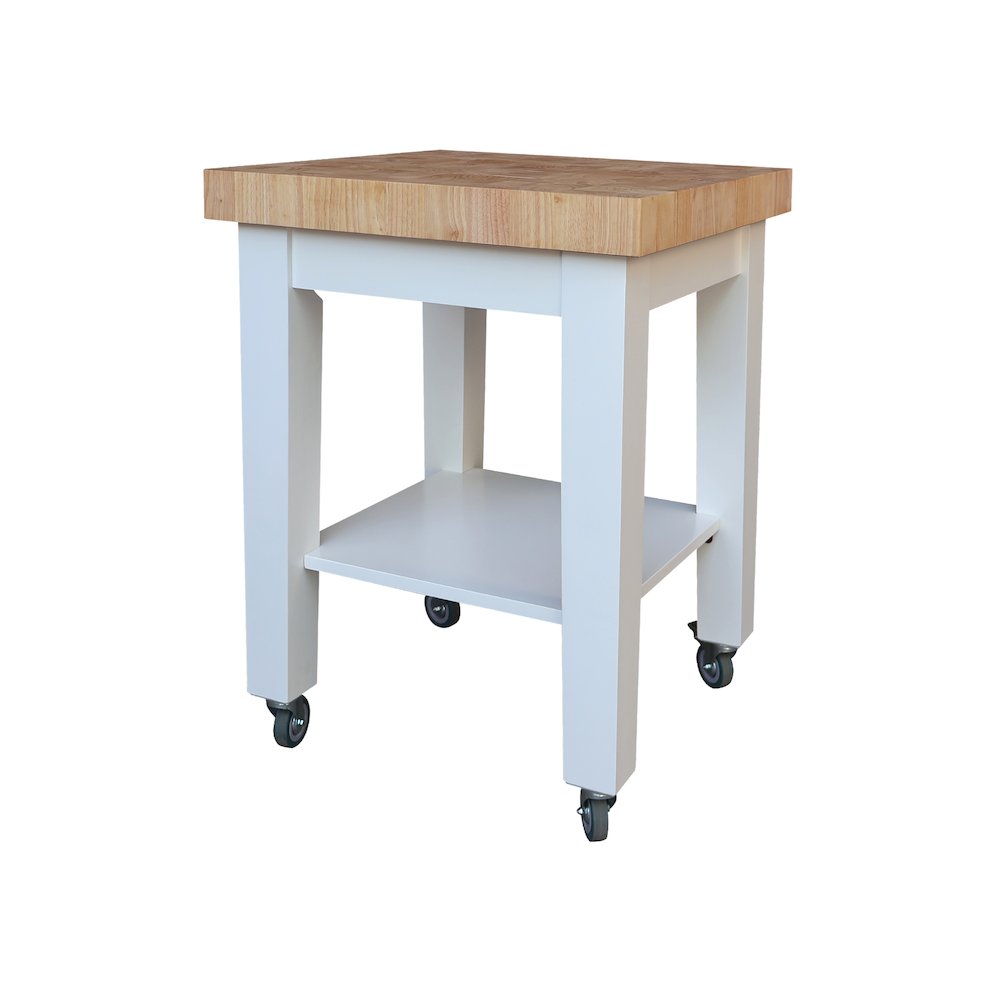 Solid Wood Kitchen Island. Picture 1