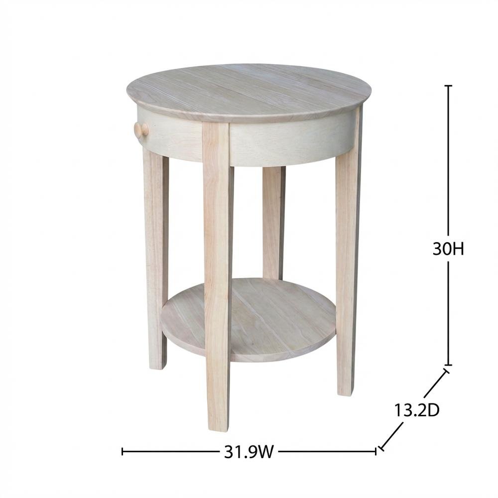 Unfinished Entry Table with Modern Design and Versatile Use. Picture 7