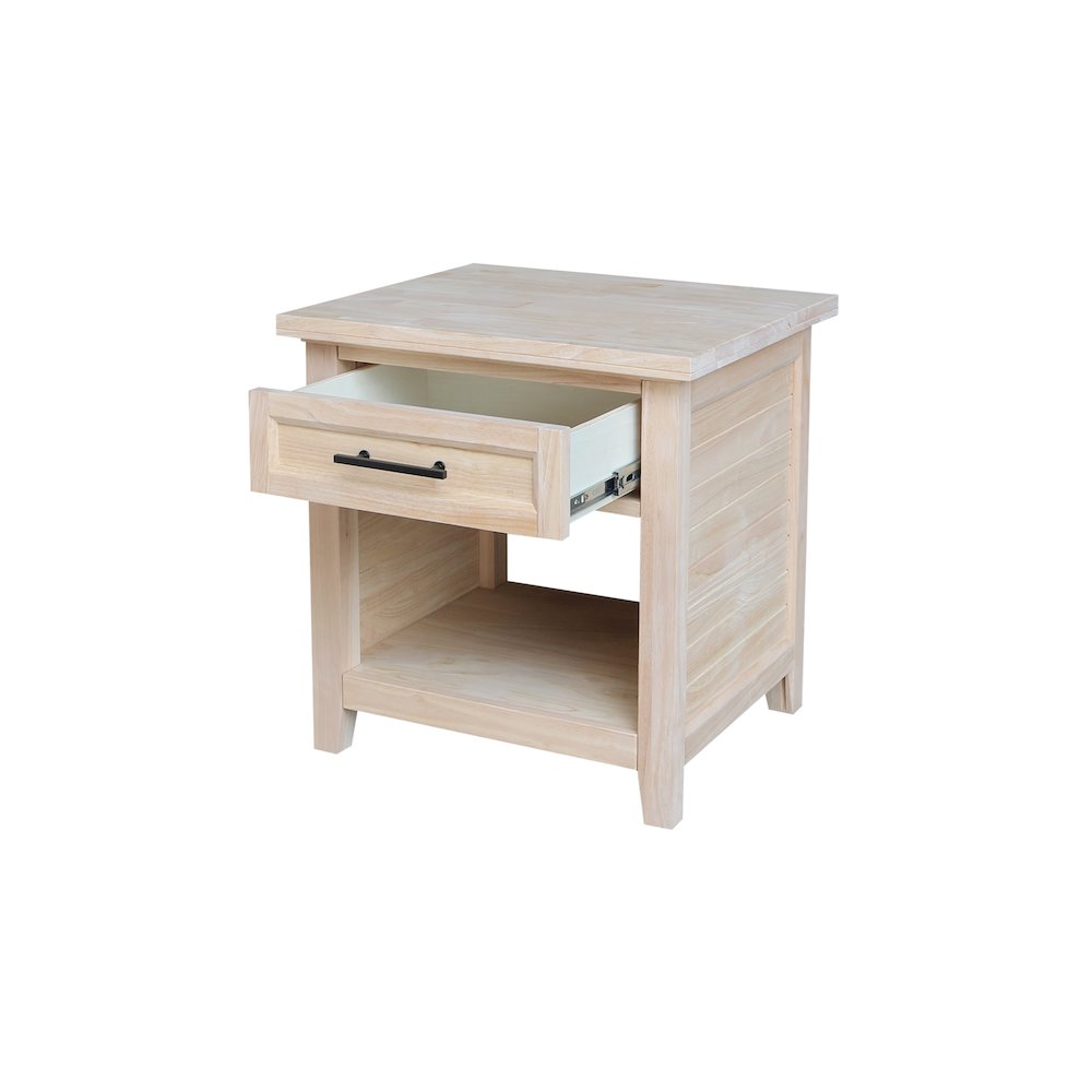 Sanibel Solid Wood End Table. Picture 6