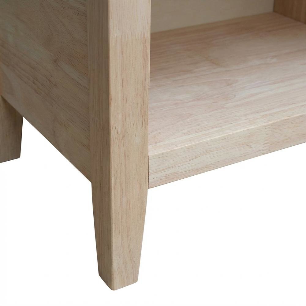Unfinished 72-Inch TV Stand with Spacious Surface and Sturdy Frame. Picture 4