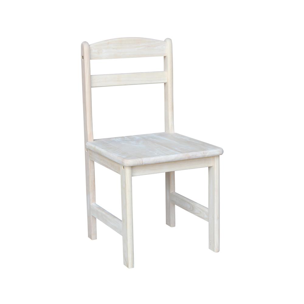 Set of Two Juvenile Chairs, Unfinished. Picture 3