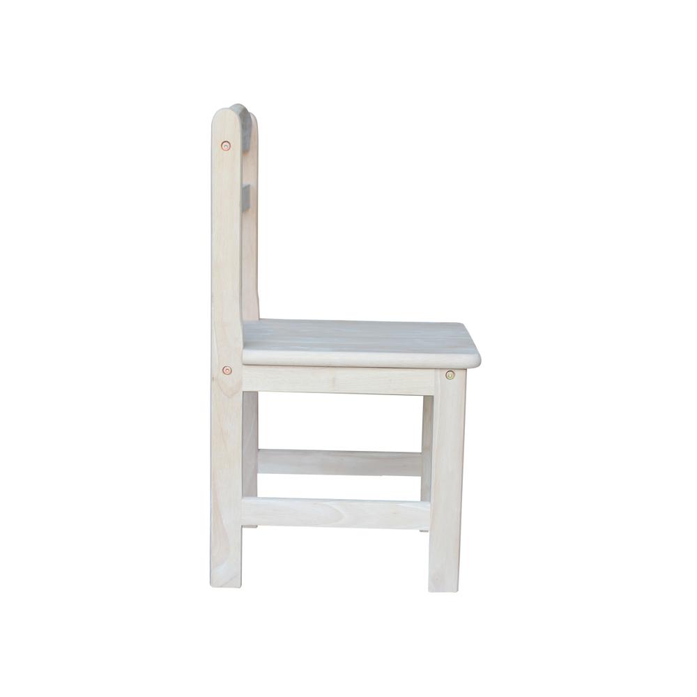 Set of Two Juvenile Chairs, Unfinished. Picture 5