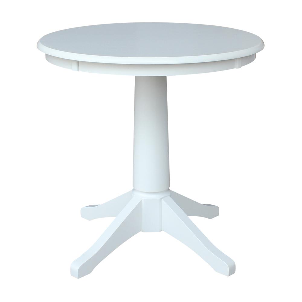 30" Round Top Pedestal Table - 28.9"H. Picture 16