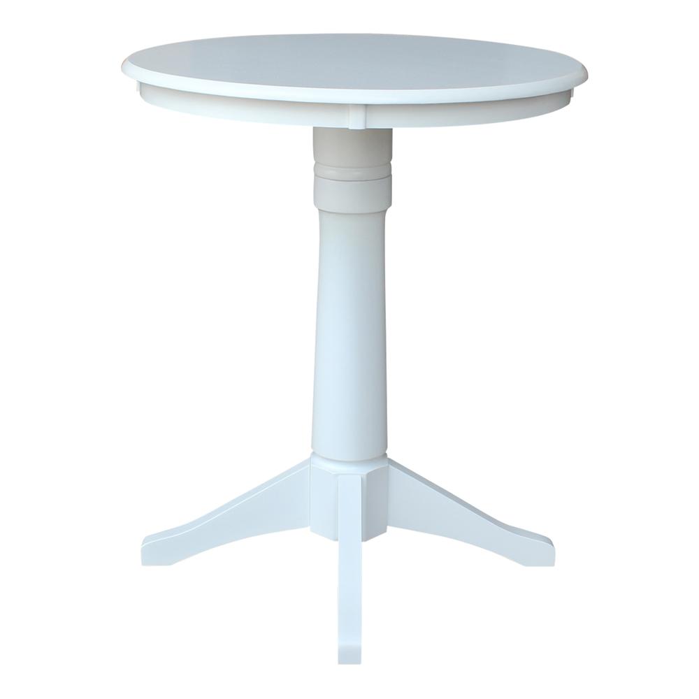 30" Round Top Pedestal Table - 28.9"H. Picture 5