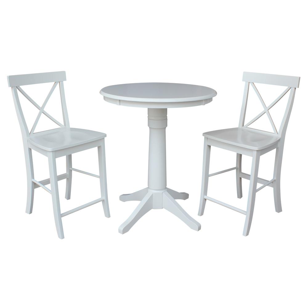 30" Round Top Pedestal Table - 28.9"H. Picture 14