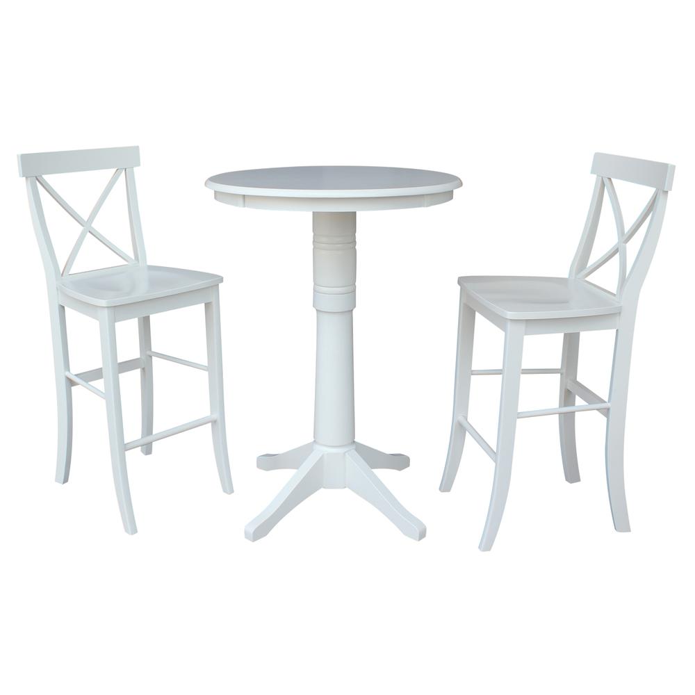 30" Round Top Pedestal Table - 28.9"H. Picture 15