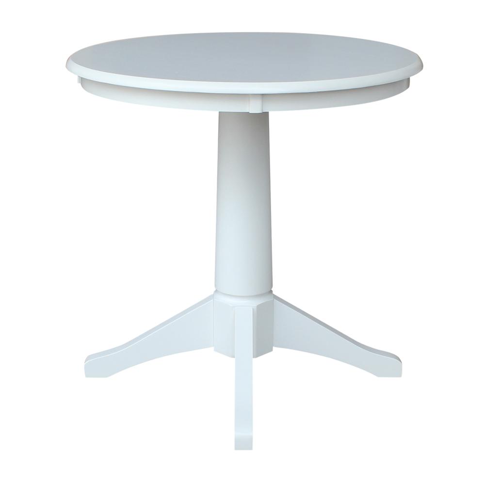 30" Round Top Pedestal Table - 28.9"H. Picture 2