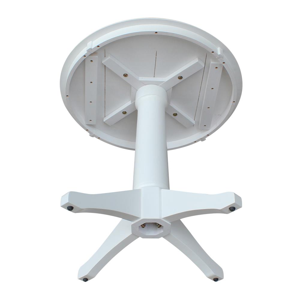 30" Round Top Pedestal Table - 28.9"H. Picture 3