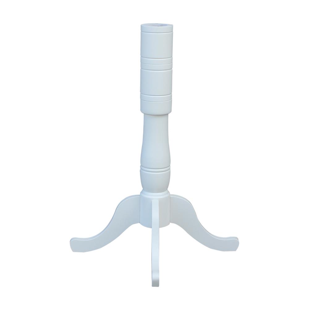 30" Round Top Pedestal Table - 34.9"H. Picture 7