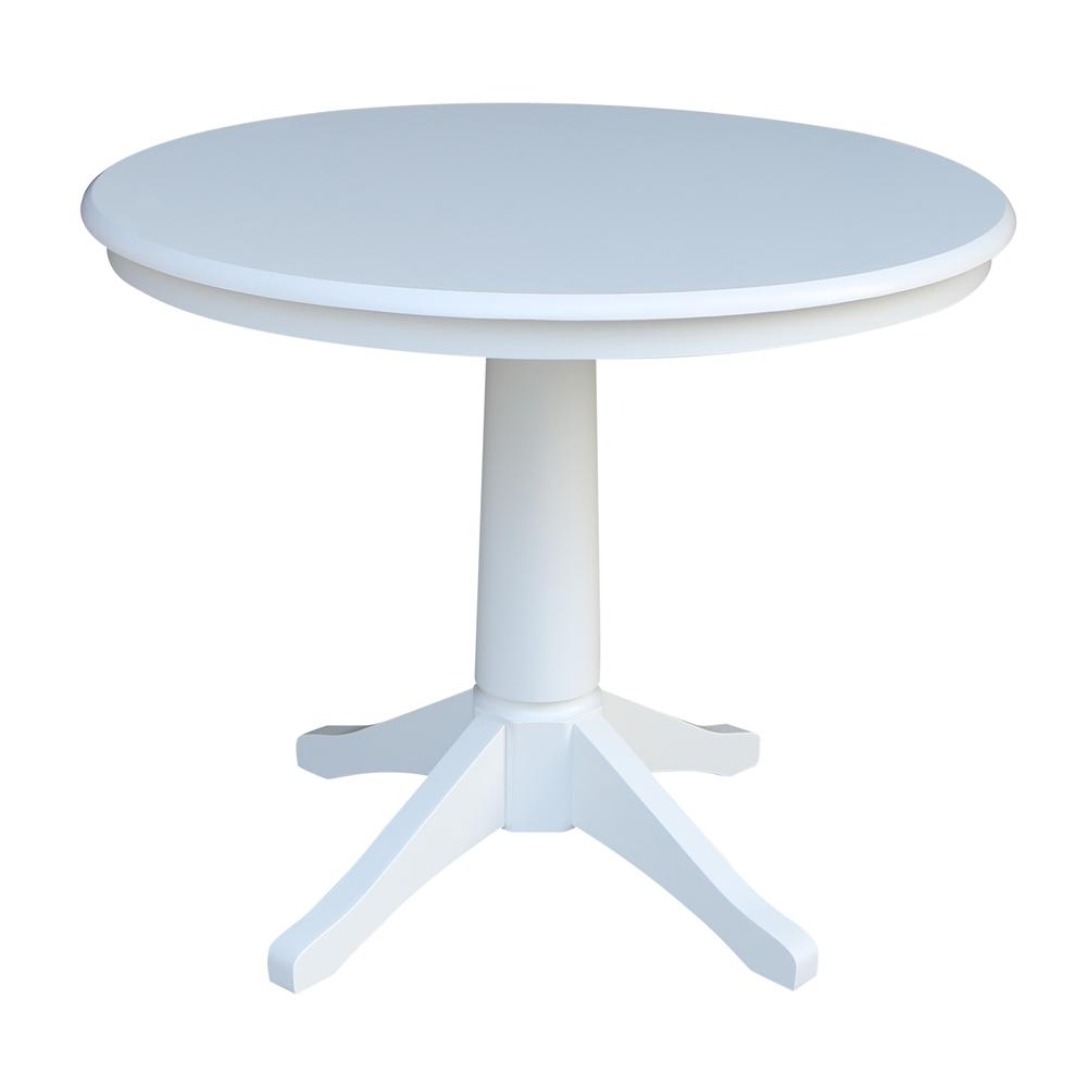 36" Round Top Pedestal Table - 28.9"H. Picture 16