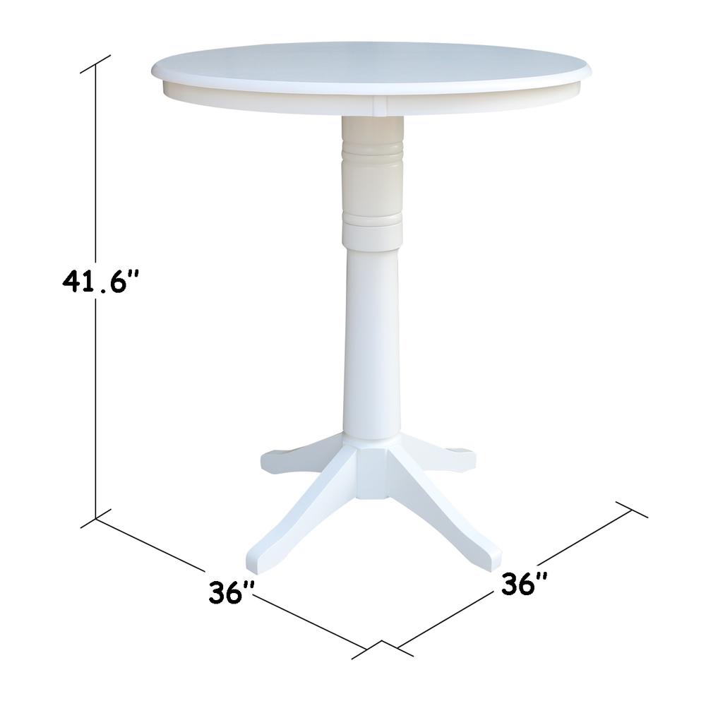36" Round Top Pedestal Table - 28.9"H. Picture 7