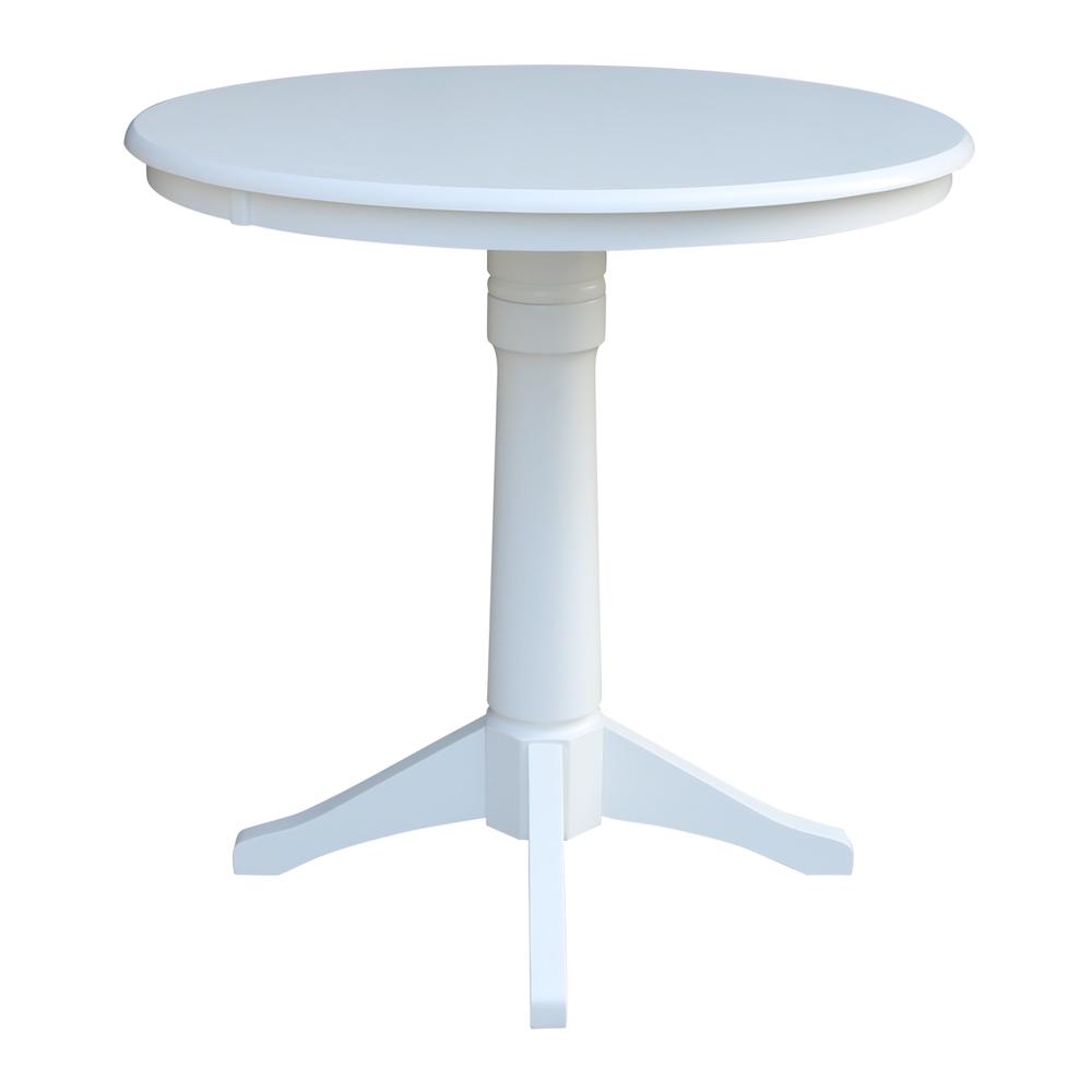 36" Round Top Pedestal Table - 28.9"H. Picture 5
