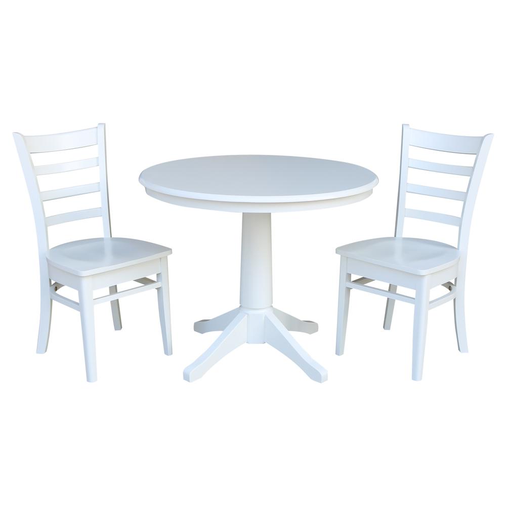 36" Round Top Pedestal Table - 28.9"H. Picture 13