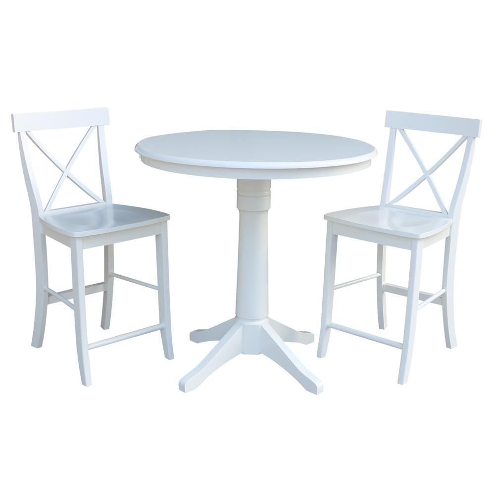 36" Round Top Pedestal Table - 28.9"H. Picture 14