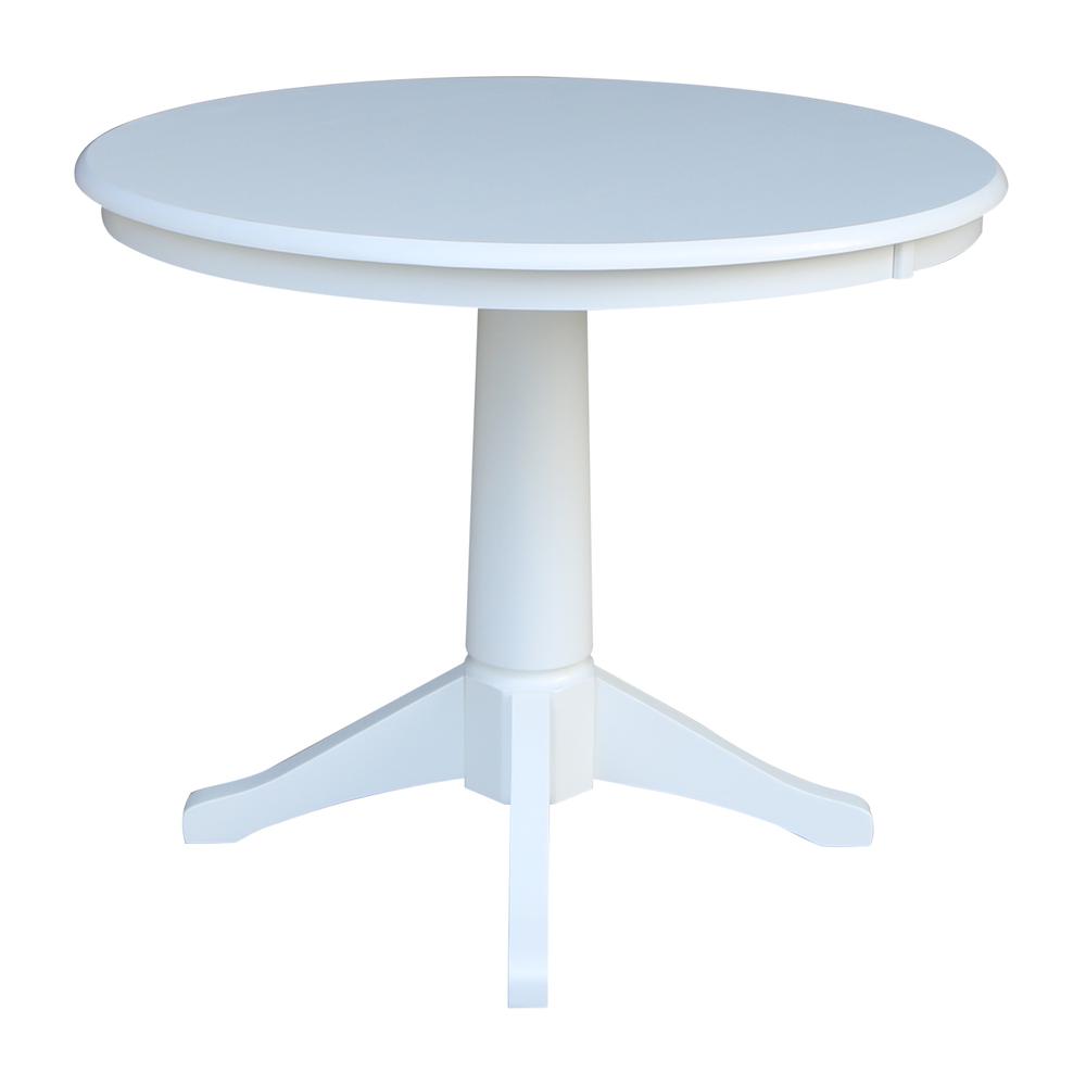 36" Round Top Pedestal Table - 28.9"H. Picture 2
