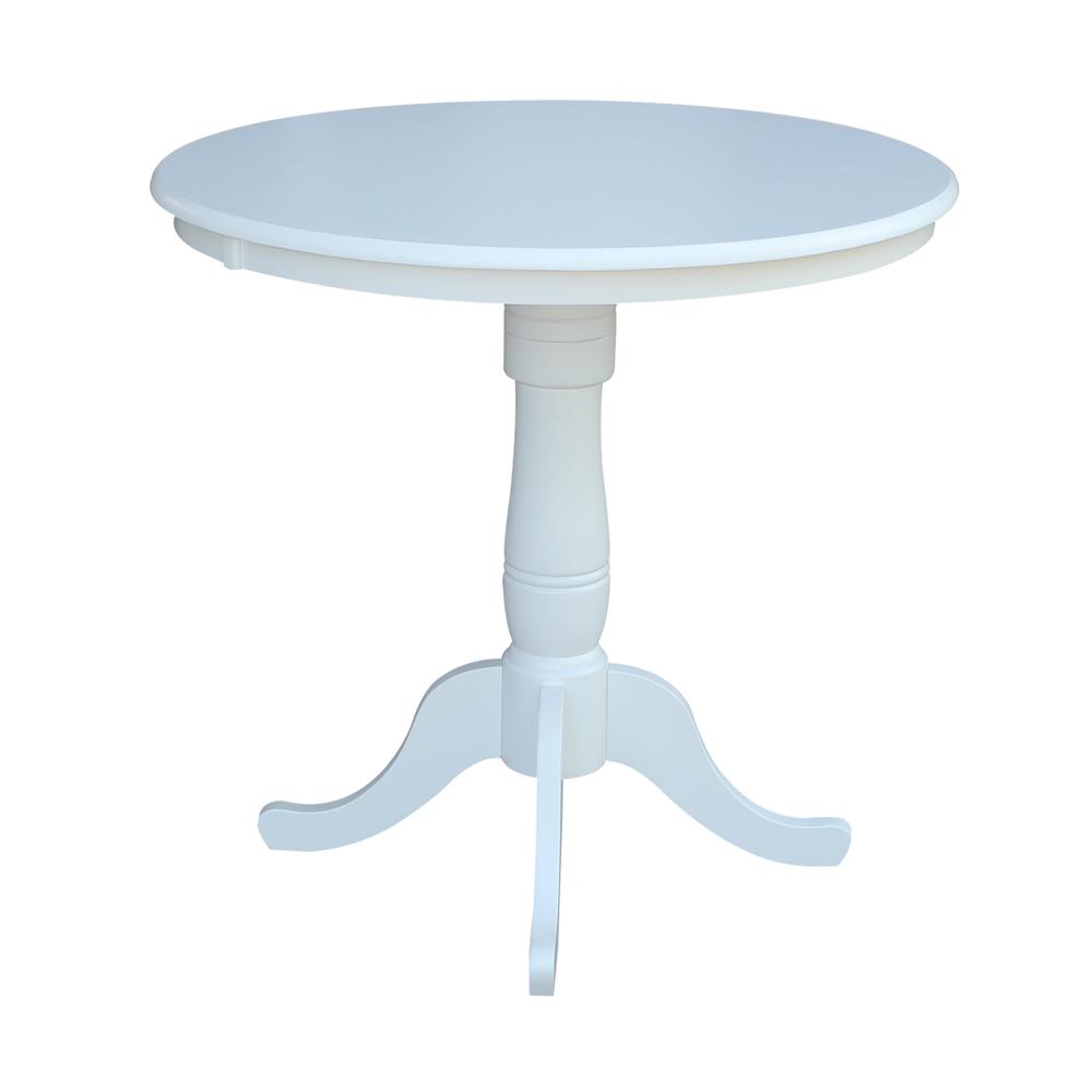 36" Round Top Pedestal Table - 34.9"H. Picture 16