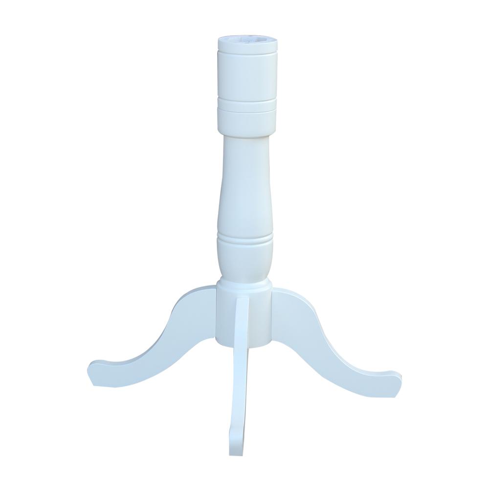 36" Round Top Pedestal Table - 34.9"H. Picture 1