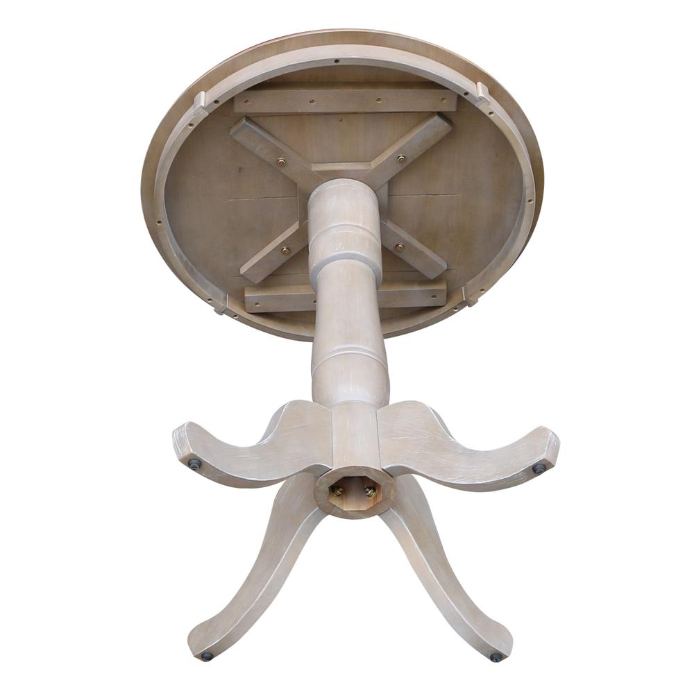 30" Round Top Pedestal Table - 34.9"H. Picture 3