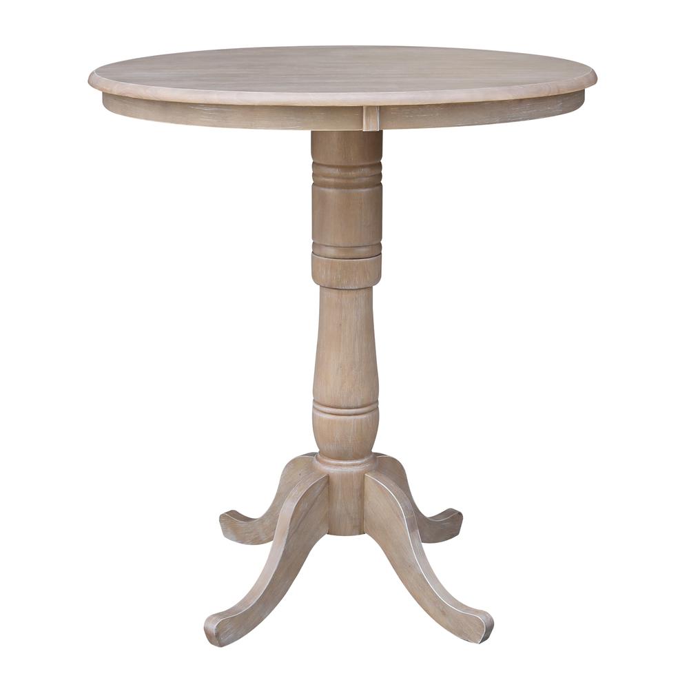36" Round Top Pedestal Table - 34.9"H. Picture 7