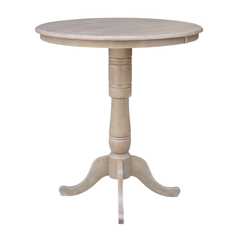36" Round Top Pedestal Table - 34.9"H. Picture 5