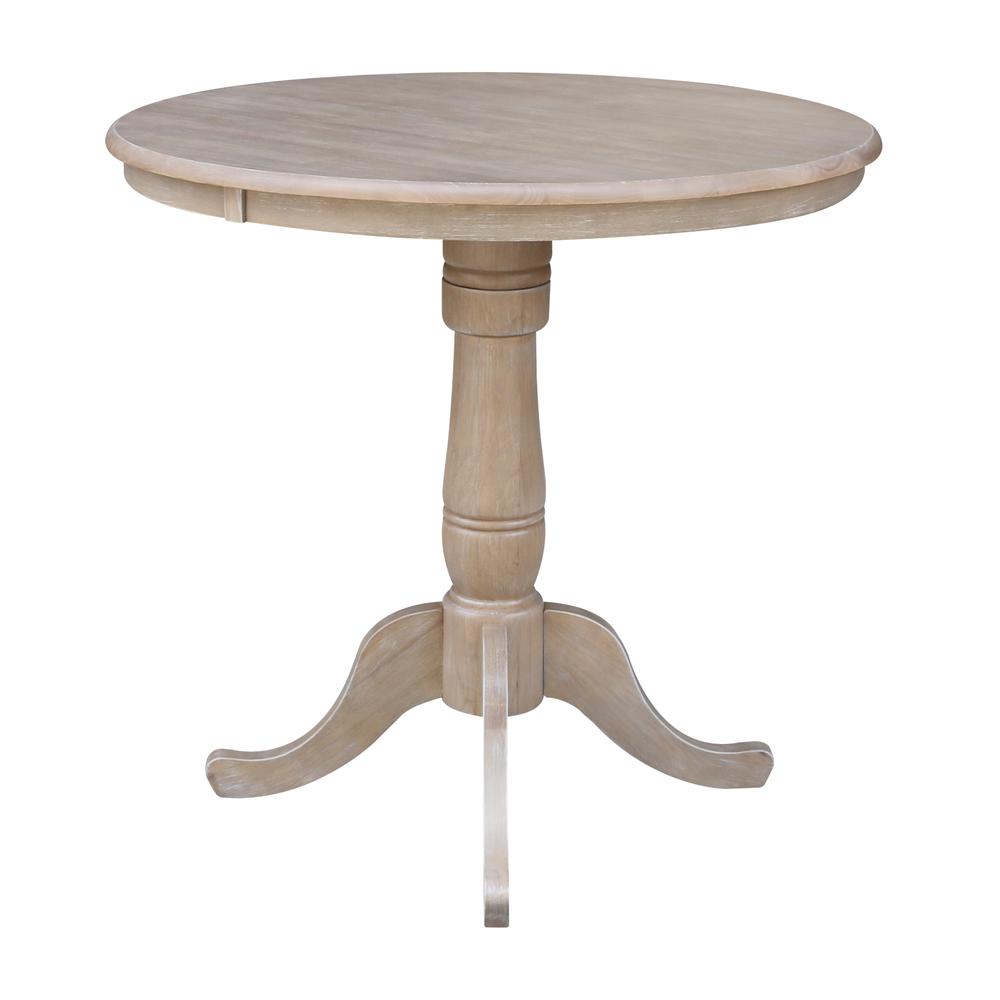 36" Round Top Pedestal Table - 34.9"H. Picture 2