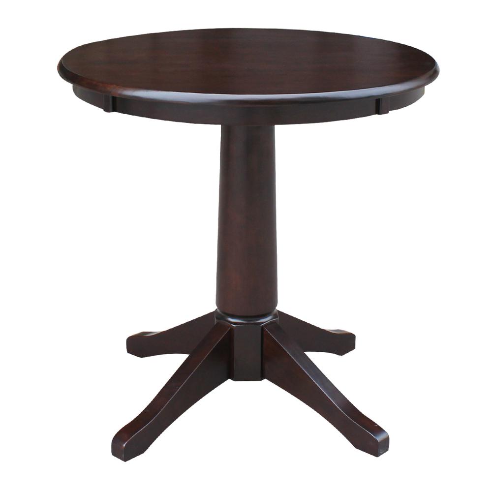 30" Round Top Pedestal Table - 28.9"H. Picture 13
