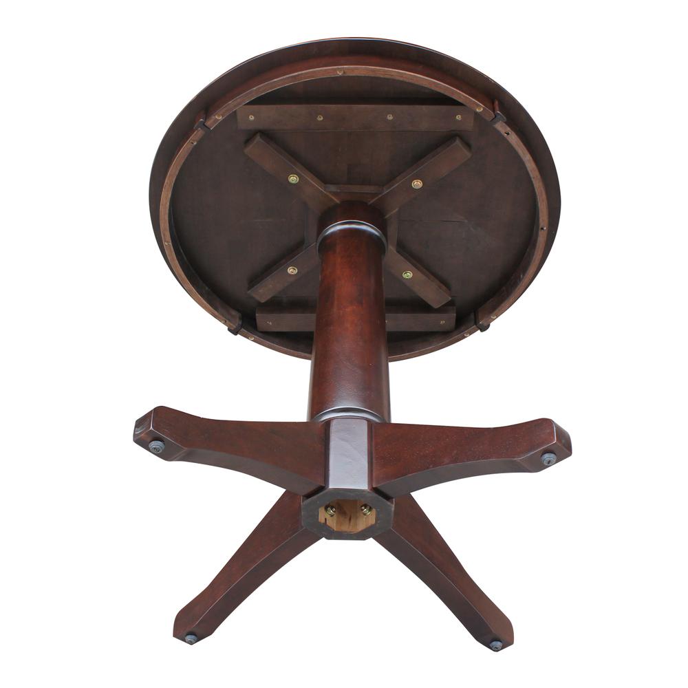 30" Round Top Pedestal Table - 28.9"H. Picture 4
