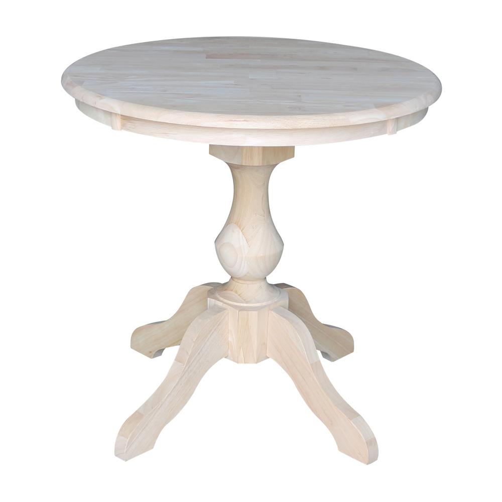 30" Round Top Pedestal Table - 28.9"H. Picture 9