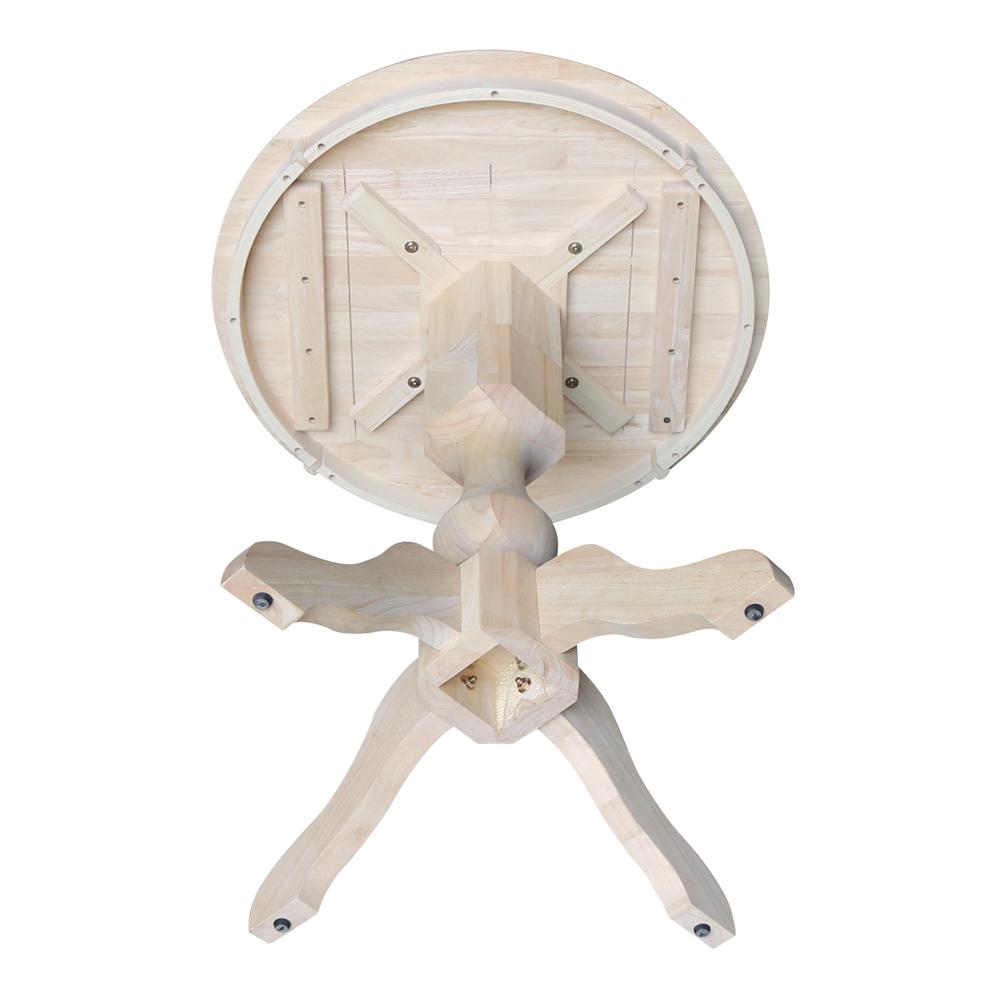 30" Round Top Pedestal Table - 34.9"H. Picture 3