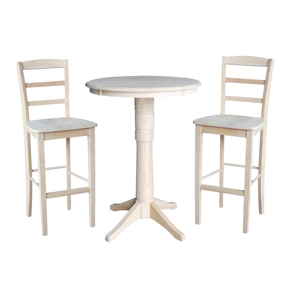 30" Round Top Pedestal Table - 28.9"H. Picture 16