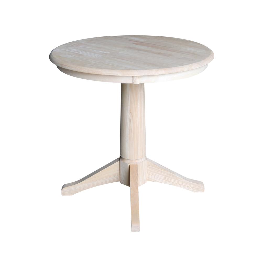 30" Round Top Pedestal Table - 28.9"H. Picture 2