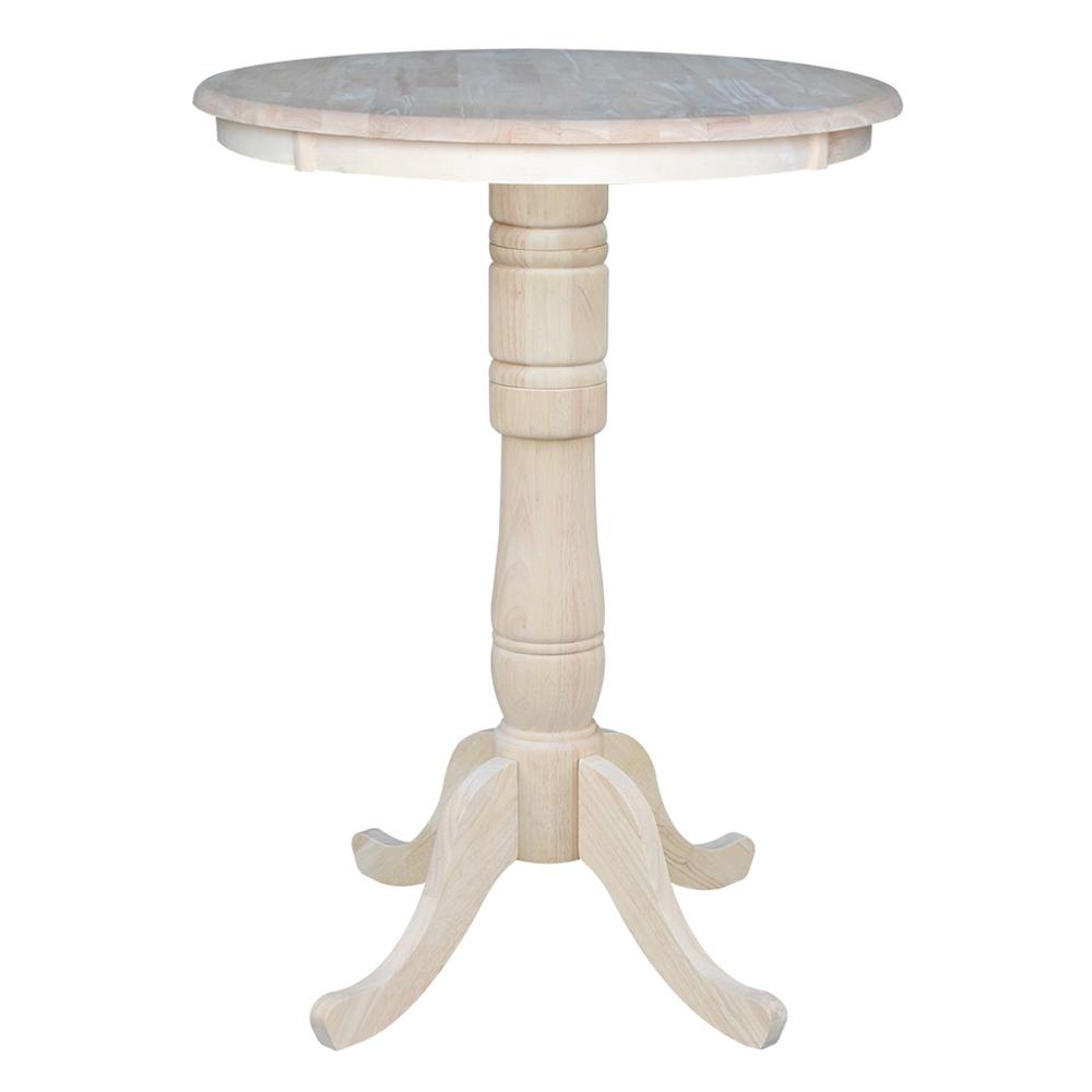 30" Round Top Pedestal Table - 34.9"H. Picture 6